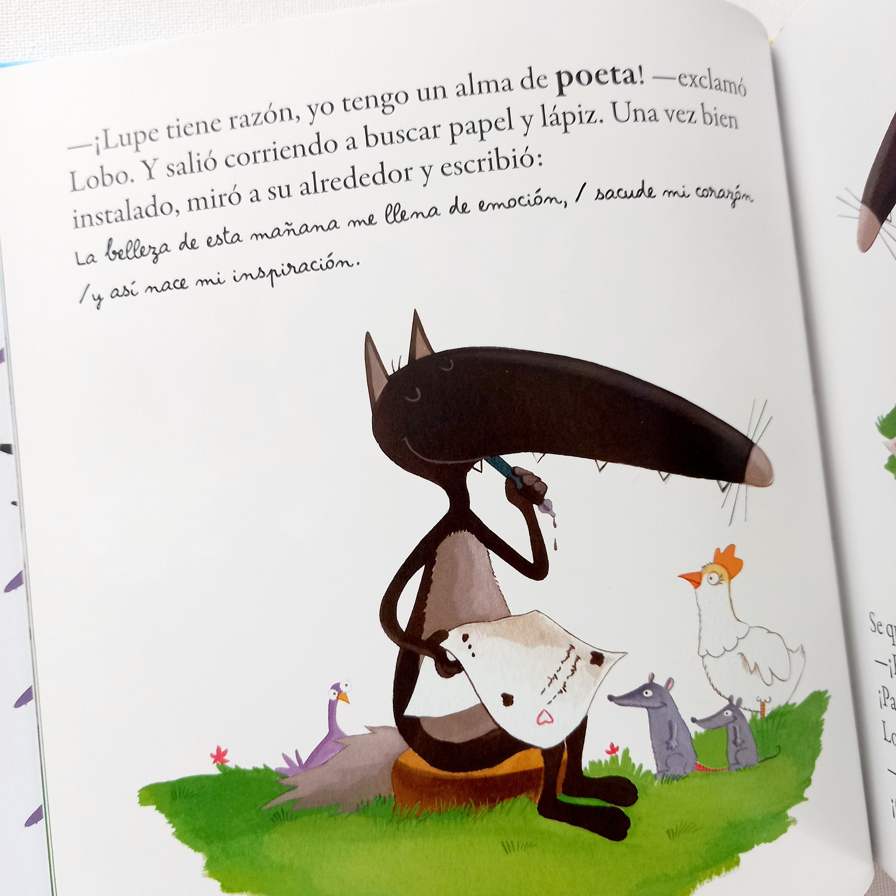 El lobo que quería ser artista. El lobo que quería ser artista.